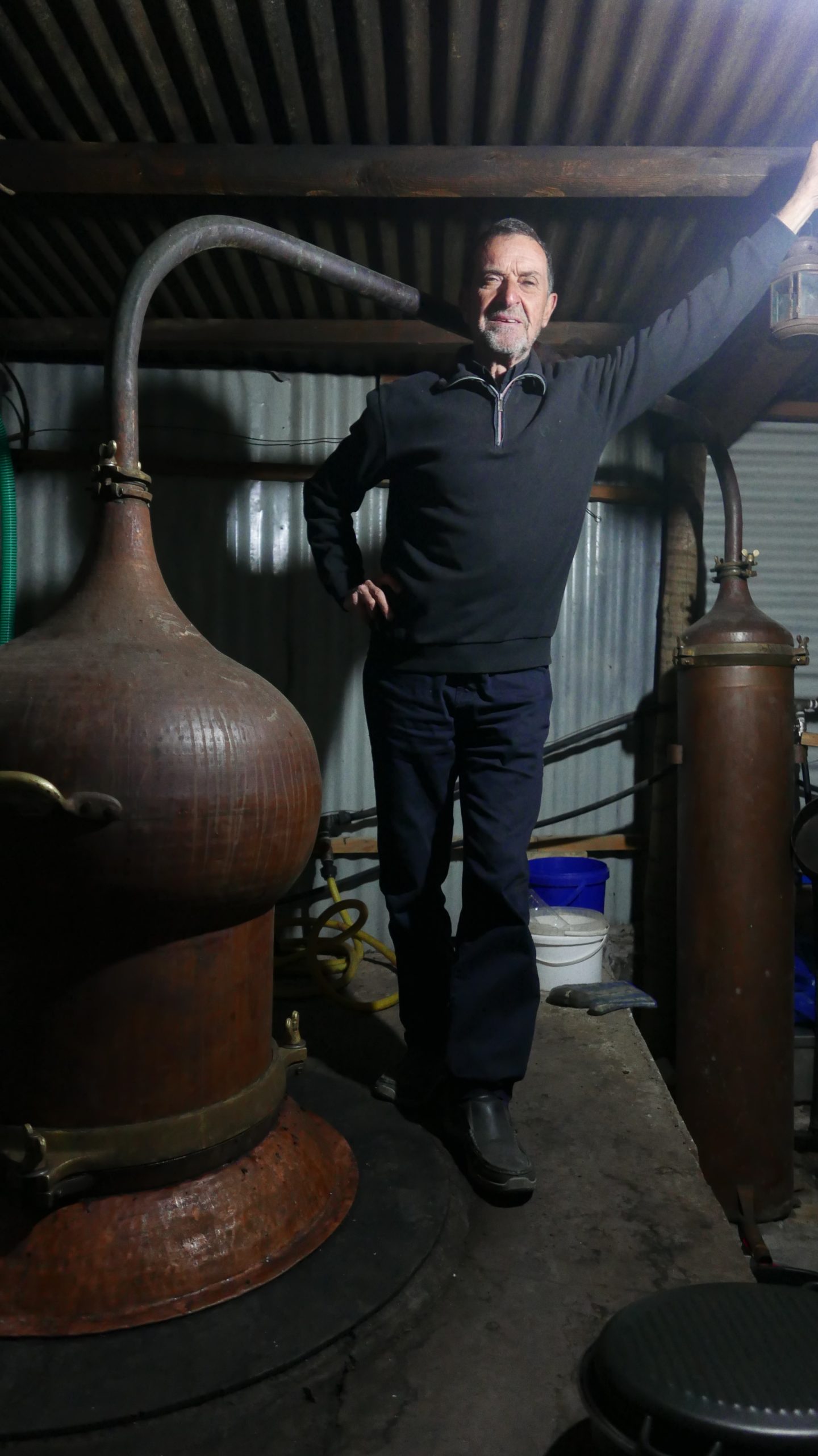 Pantelis Vaidakis, master of the cauldron in Vlatos